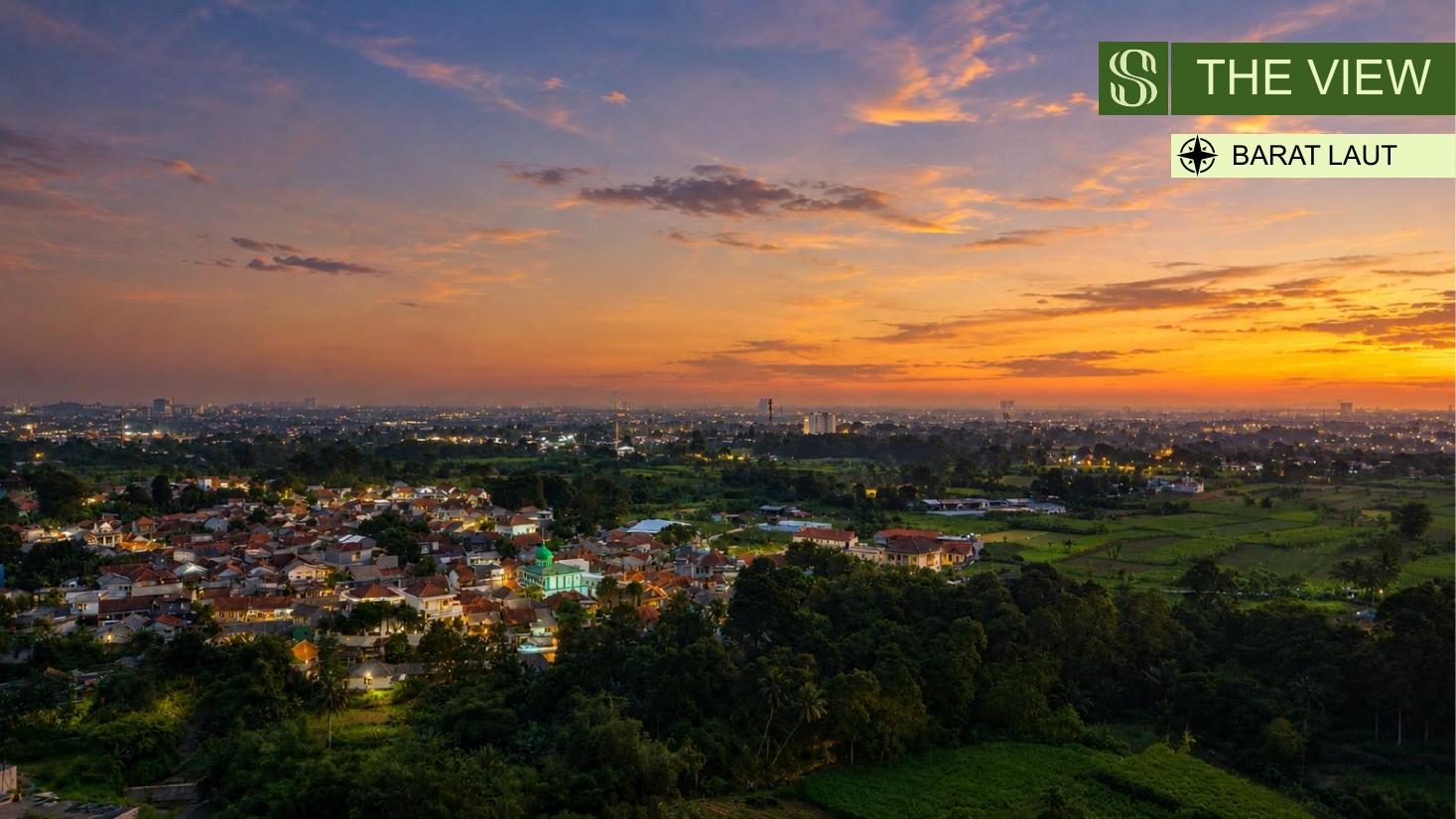 View barat laut — city light